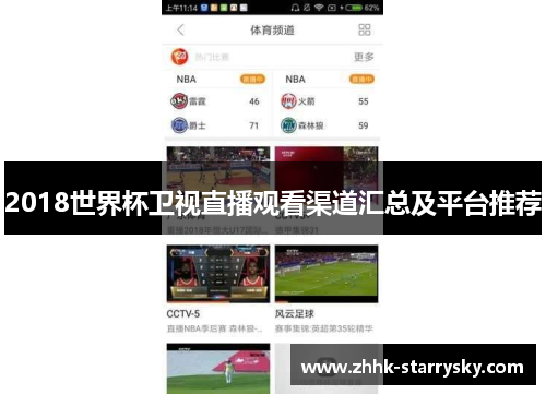 2018世界杯卫视直播观看渠道汇总及平台推荐